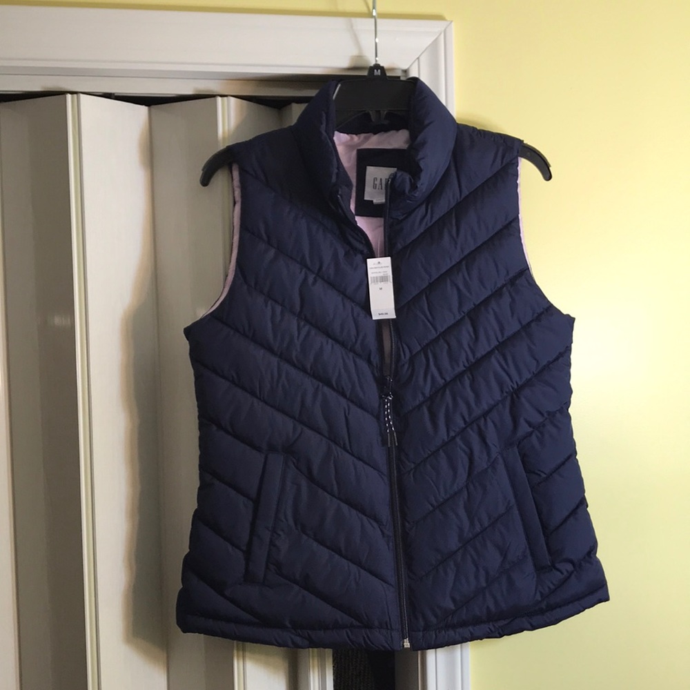 Navy Puffer Vest